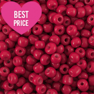 Glass seed beads 12/0 (2mm) Red