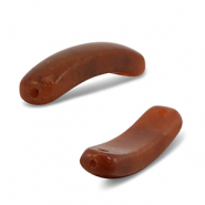 Natural stone connector Aventurine Quartz Red-Brown