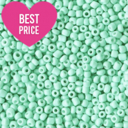 Glass seed beads 12/0 (2mm) Mint Turquoise