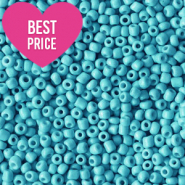 Glass seed beads 12/0 (2mm) Light Blue