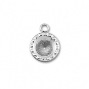 BY31&reg; Stainless steel charms with setting for SS29 chaton Silver