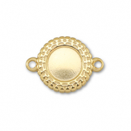 BY31&reg; Stainless steel connector with setting for SS30 flat back Gold