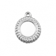 BY31&reg; Stainless steel charms with setting for SS30 flat back Silver