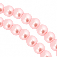 Glass pearls 6mm Pink
