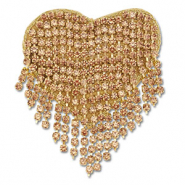 Brooches heart Gold