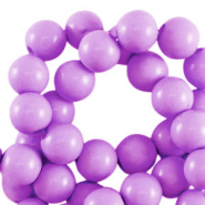 14 mm acrylic beads shiny Lavender Purple