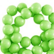 4 mm acrylic beads shiny Light Green