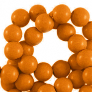 4 mm acrylic beads shiny Copper Brown