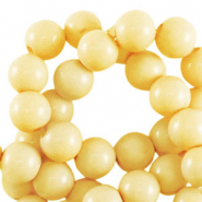 4 mm acrylic beads shiny Daffodil Yellow
