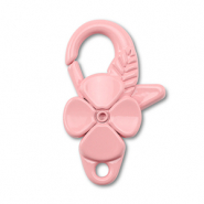 Colourful jewellery findings lobster clasp flower Pink