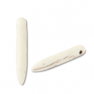Beads Ceramic stick Off White