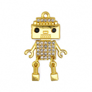 Statement charms robot Gold