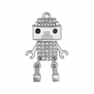Statement charms robot Silver