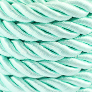 Trendy cord twisted 10mm Light Turquoise