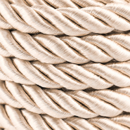 Trendy cord twisted 10mm Beige Brown