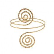 Arm cuff spiral Gold