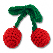 Crochet cherries Red-Green