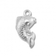 Stainless steel charms fish Silver