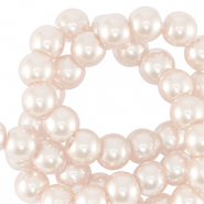 Glass pearls 8mm Sand beige