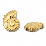 DQ European metal beads shell Gold (Nickelfree)