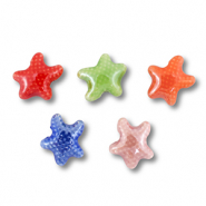 Beads ceramic starfish Multicolour