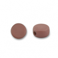 Acrylic beads disc Brown