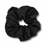 Scrunchie hair tie silky Black