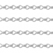 Stainless steel findings belcher chain link drop Silver