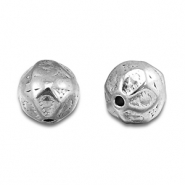 Stainless steel beads round Silver
