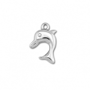 Stainless steel charms dolphin Silver