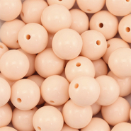 18 mm DQ acrylic beads Nude Peach