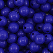 10 mm DQ acrylic beads Dark Blue