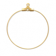 Stainless steel findings earrings charms Gold