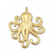DQ European metal charms squid Gold (Nickelfree)