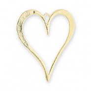 Statement charms heart Gold