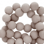 6 mm acrylic beads Shoreline Grey