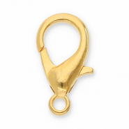 DQ European metal findings lobster clasp Gold (Nickelfree)