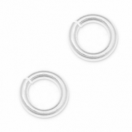 DQ European metal findings jump ring Antique Silver (Nickelfree)
