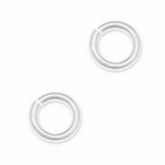 DQ European metal findings jump ring Antique Silver (Nickelfree)