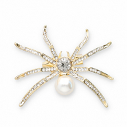 Brooches spider Gold-Crystal