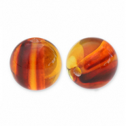Resin beads 12mm Topaz Brown