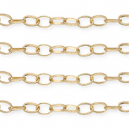 Aluminium findings belcher chain anchor cable Gold