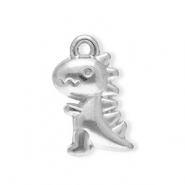 Stainless steel charms dinosaur Silver