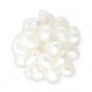 Freshwater pearls clustered Natural White