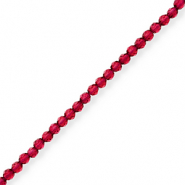 Top faceted beads Red