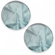 12 mm flat Polaris Elements cabochon Las Vegas Petrol Green