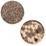 7 mm flat Polaris Elements cabochon Helios Brown