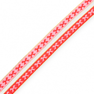 BY31&reg; Ribbon tekst bows Light Pink-Red-Gold