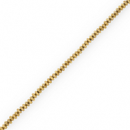 Round hematite beads rondelle Gold