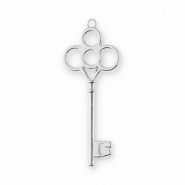 Metal charms key Silver